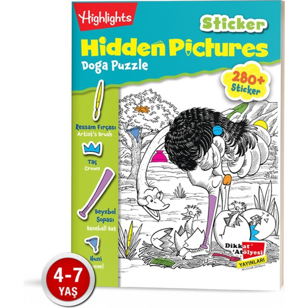 Sticker Hidden Pictures - Doğa Puzzle Zihinsel Gelişim Kitapları Fiyatı