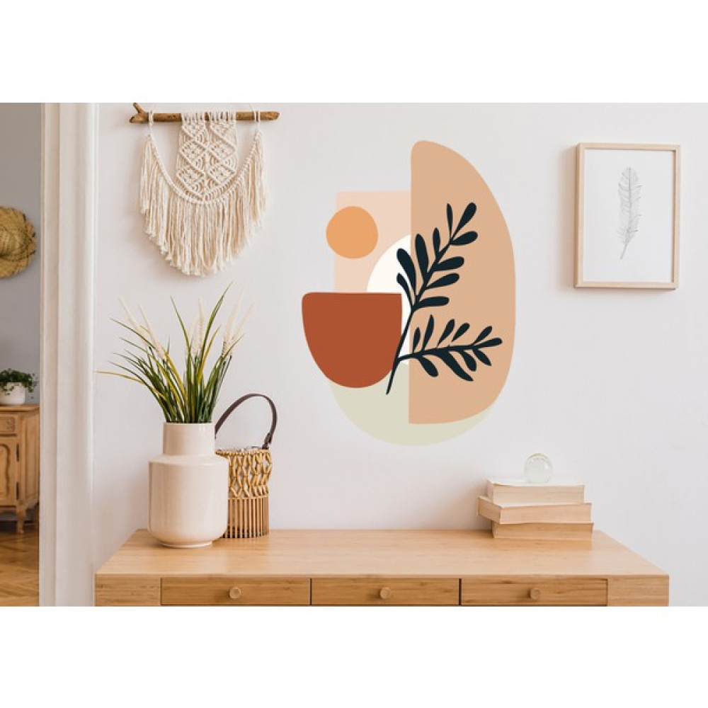 Sticker Sepetim Dekoratif Duvar Sticker - Bohem Soyut Çiçek Desen Duvar Dekoru Duvar Stickerı Fiyatı