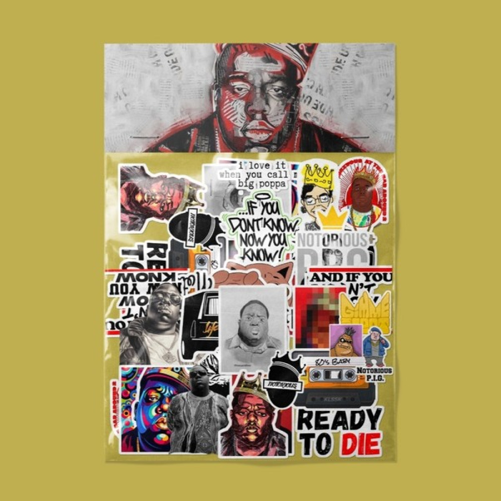 Sticker The Notorious B.ı.g. (Biggie) Sticker Paketi /bullet Journal Defter Çıkartma Ajanda Laptop Etiket - 3 x 5 cm - Renkli Defter & Kağıt Ürünleri Fiyatı