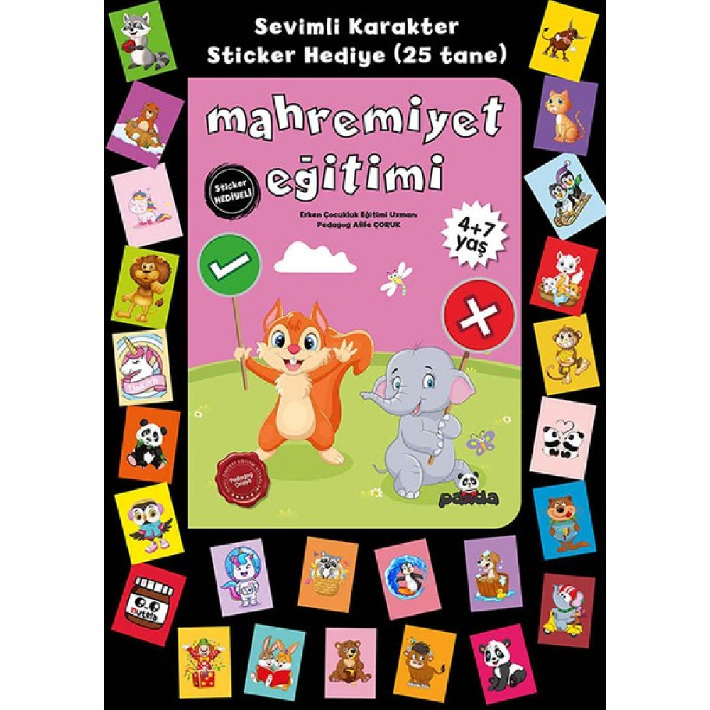 Stickerlı 4+7 Yaş Mahremiyet Eğitimi - Pedagog Afife Çoruk Diğer Fiyatı