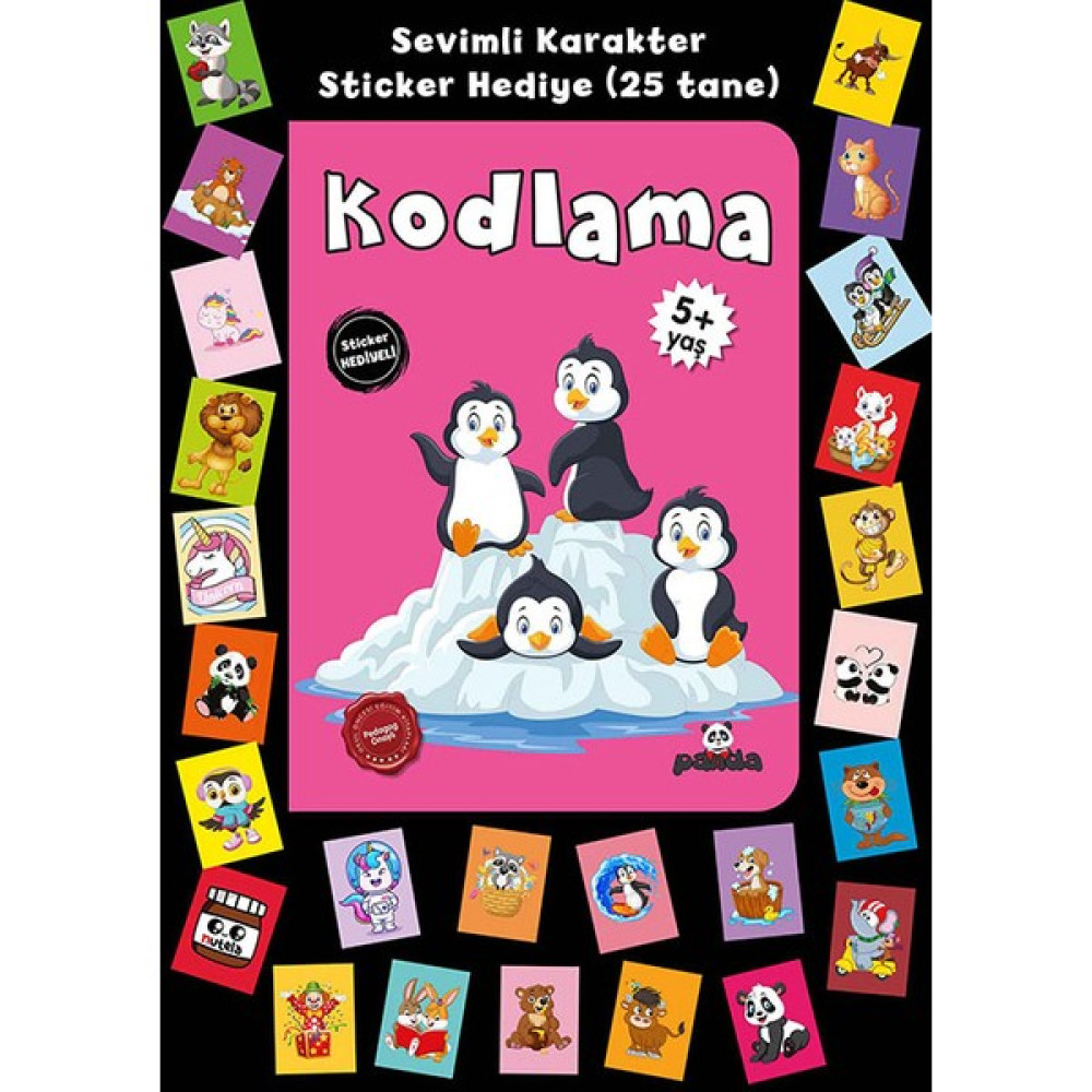 Stickerlı 5+ Yaş Kodlama - Pedagog Afife Çoruk Okul Öncesi Eğitici & Öğretici Kitaplar Fiyatı