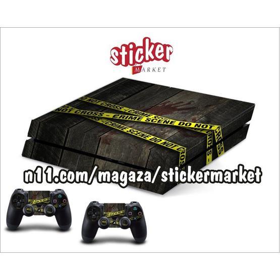 Stickermarket PS4 Crime Sticker Seti