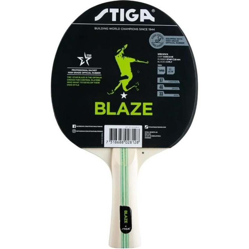 Stiga Bat Blaze-1 Star Masa Tenis Raketi 1211-6018-01 Diğer Fiyatı