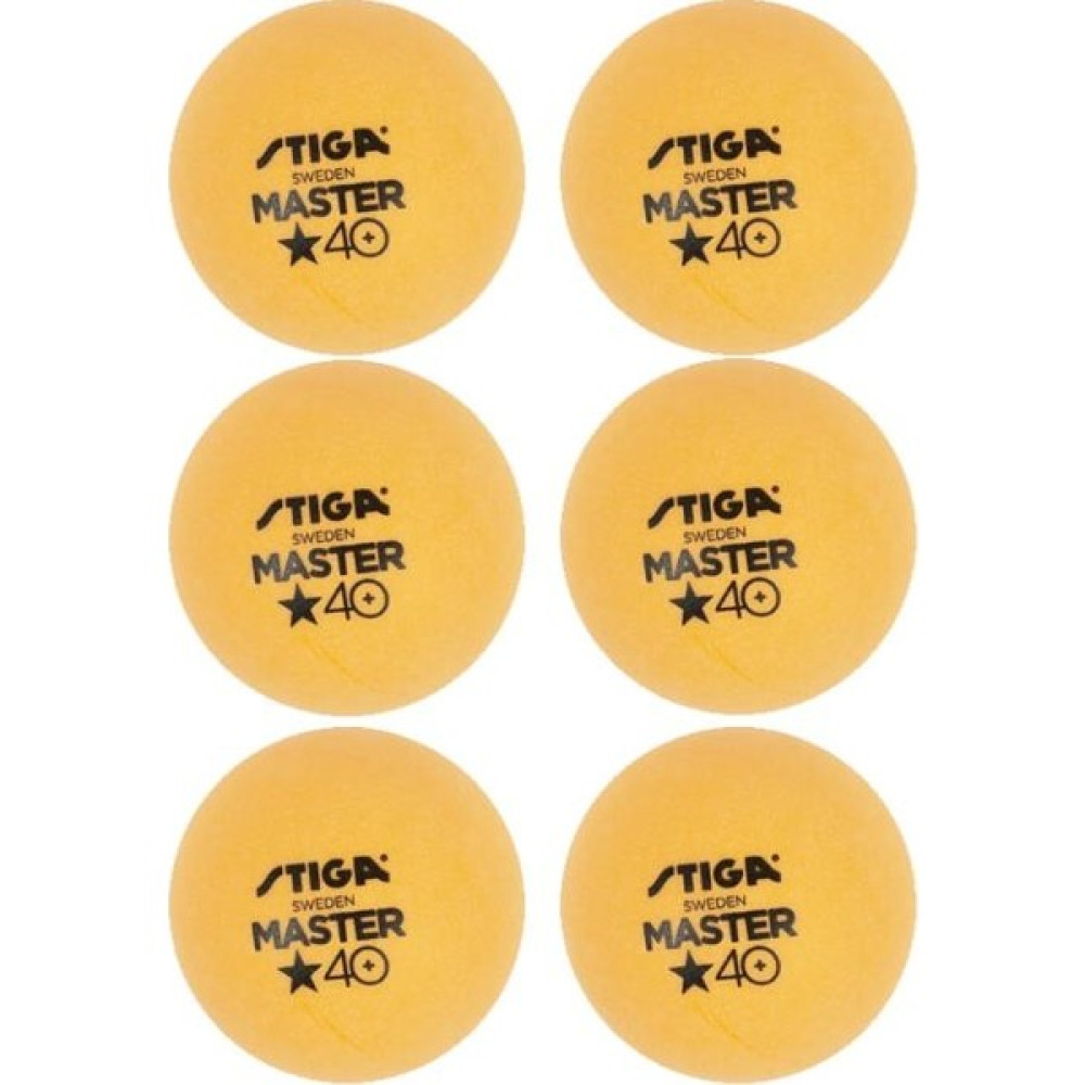 Stiga Master 6lı Masa Tenisi Pinpon Topu Turuncu (1112-2303) Toplar Fiyatı