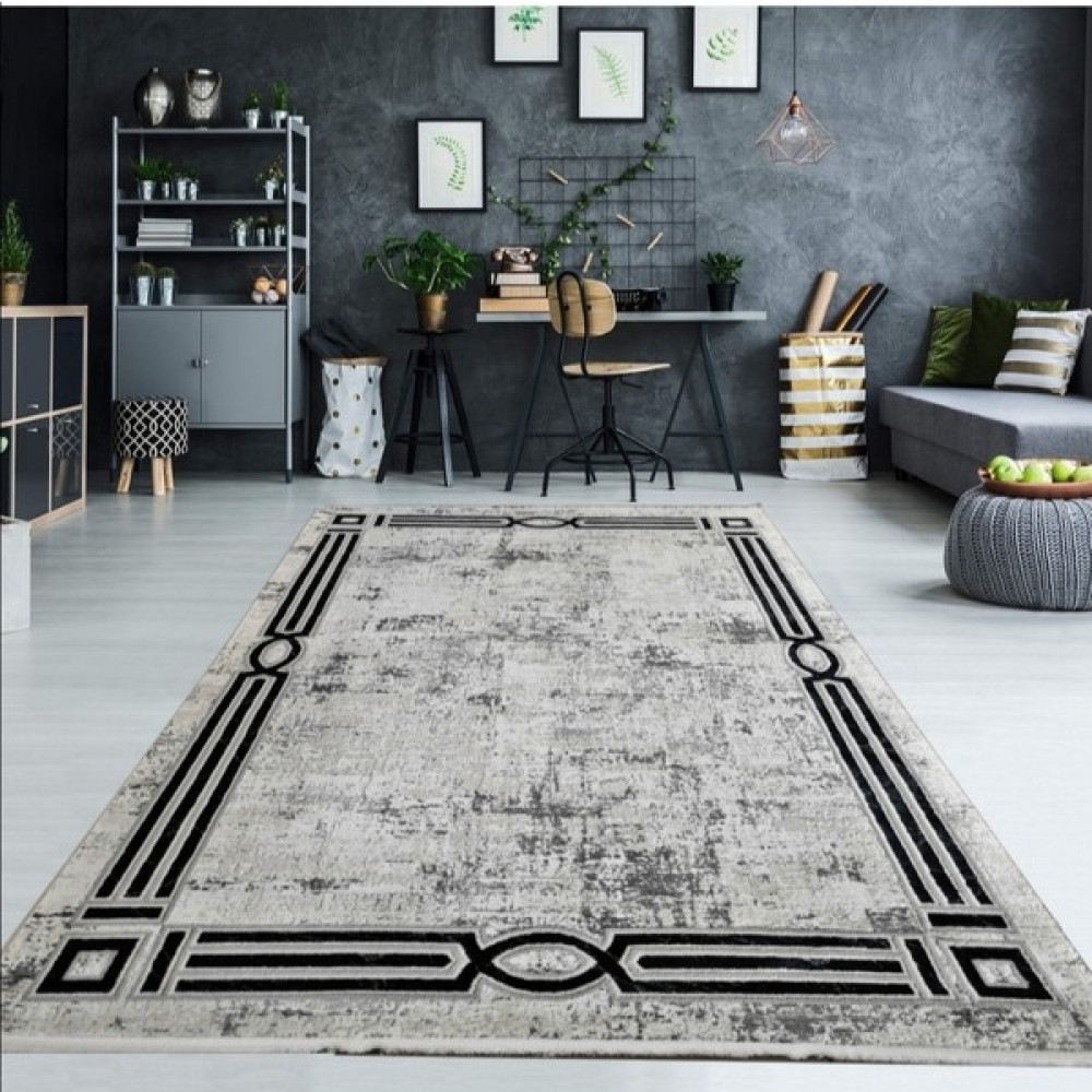 Stil 6 m2 Bambu Tarz Halı ARGIN HALI - 200 x 290 cm - Lacivert Salon Halısı Fiyatı