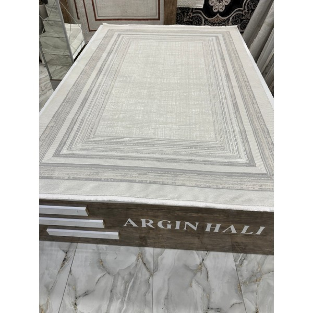 Stil Bambu Tarz 6 m2 Halı Gri Renk Halı ARGIN HALI - 200 x 290 cm - Açık Gri - Gri Ev Tekstili Fiyatı