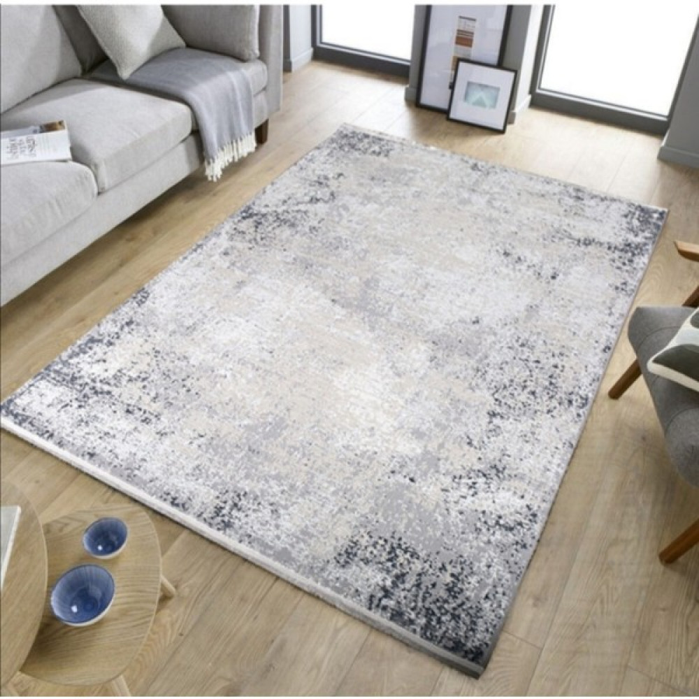 Stil Bambu Tarz Halı ARGIN HALI - 200 x 290 cm - Antrasit - Gri Salon Halısı Fiyatı