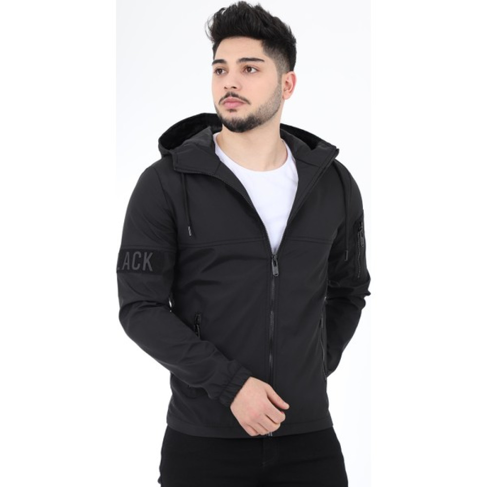 Stil Kombin Black Parçalı Kapşonlu Mevsimlik Mont Pldp 2907 Erkek Mont Fiyatı