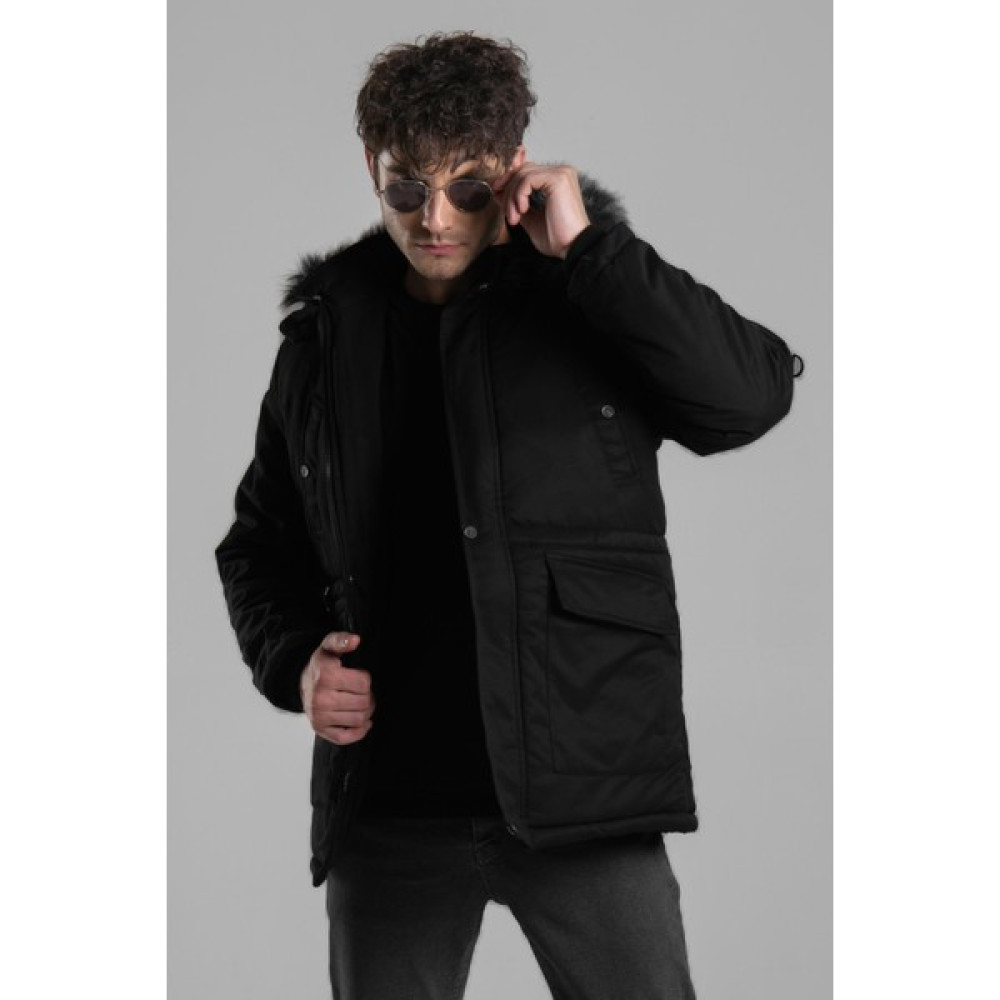 Stil Kombin Stil Kombin Içi Kürklü Kaban Mont Bl 1506 Erkek Mont Fiyatı