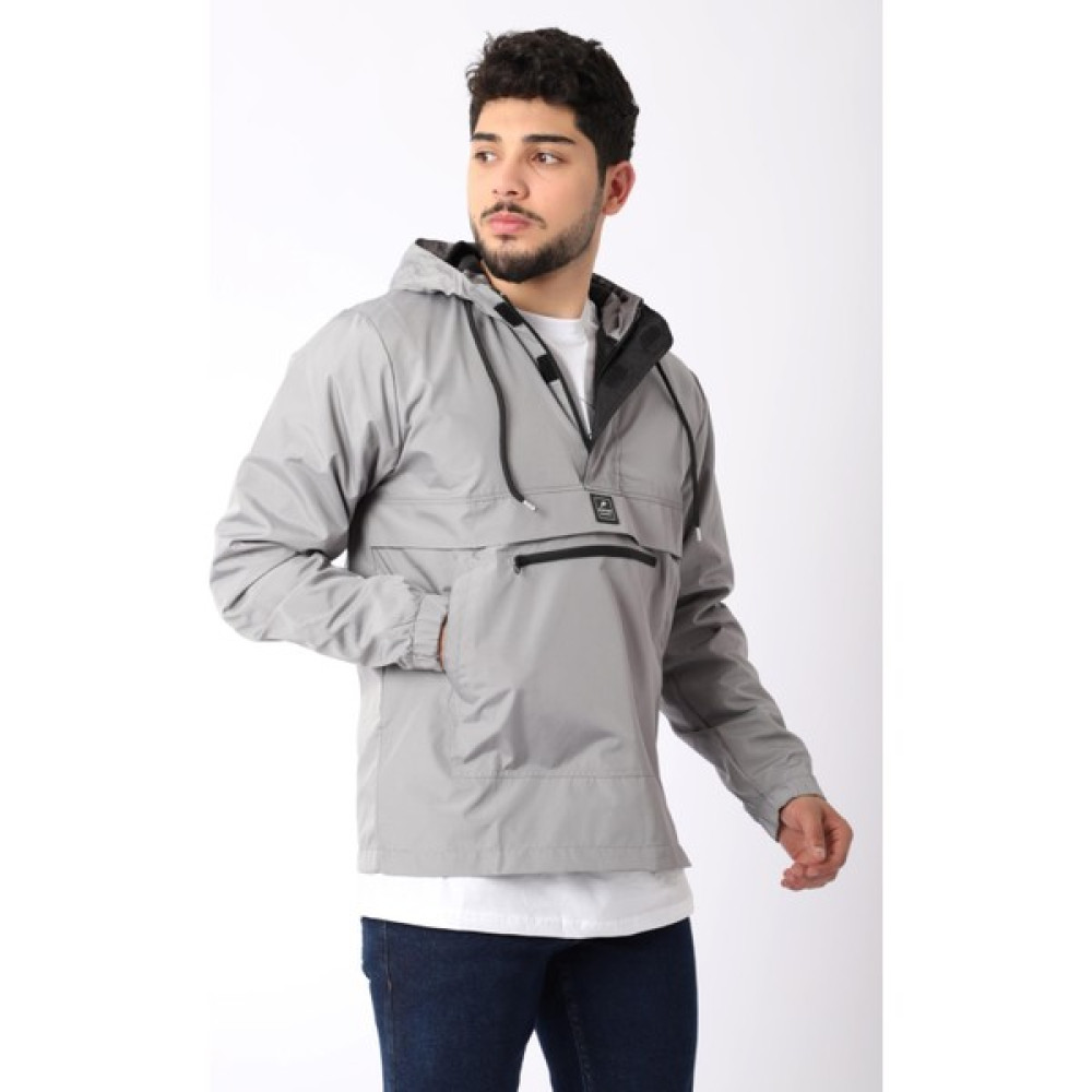 Stil Kombin Unisex Ön Fermuarlı Kanguru Mevsimlik Yağmurluk SPR838 Erkek Yağmurluk Fiyatı