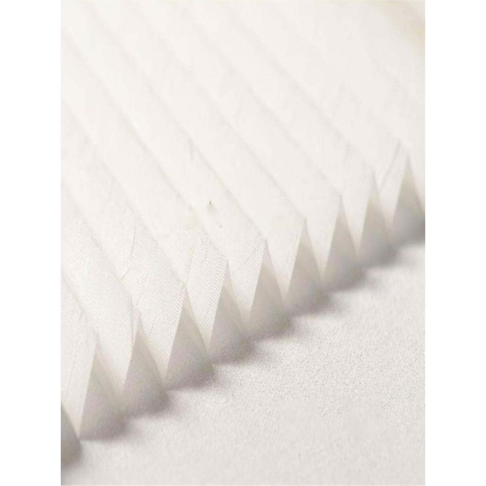 Stil Perde Plicell Plise Perde Leafy - 01 Çizgi Desenli Beyaz - 30 x 30 cm Stor Perde Fiyatı