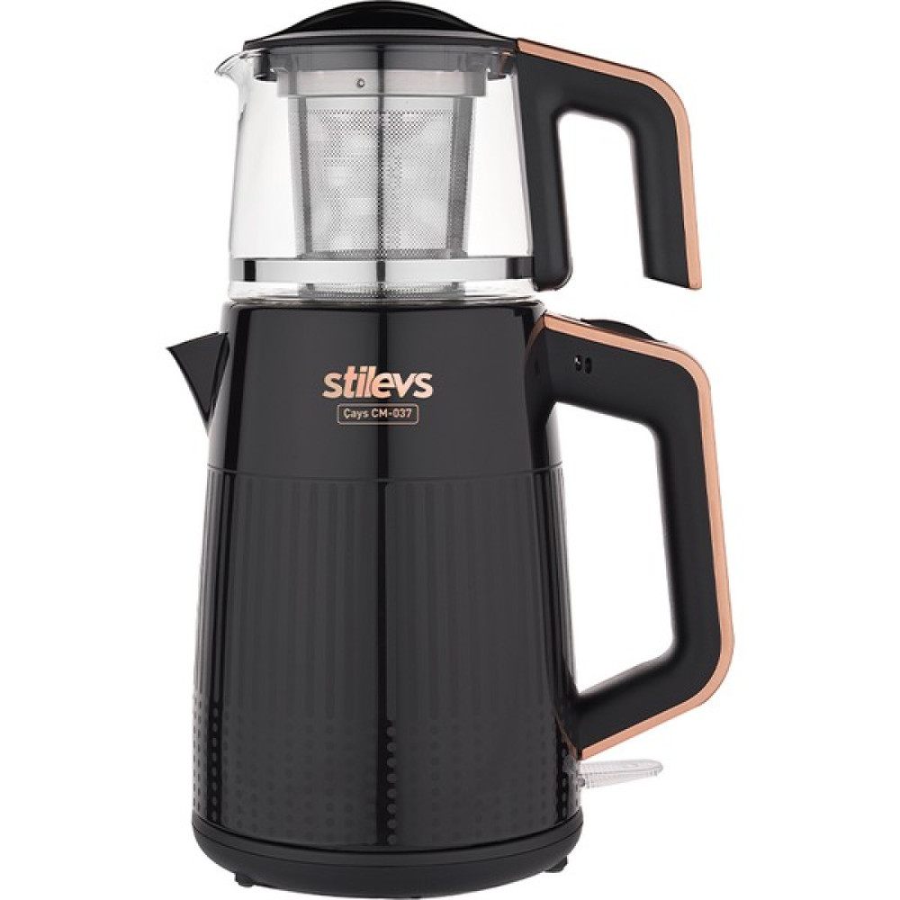 Stilevs Çays Cm-37 Cam Çay Makinesi Siyah Çay Makineleri Fiyatı