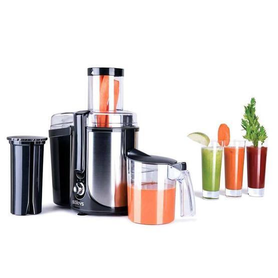 Stılevs Provıtamın 1200 W 2000 ml Hazneli Katı Meyve Sıkacagı Siyah