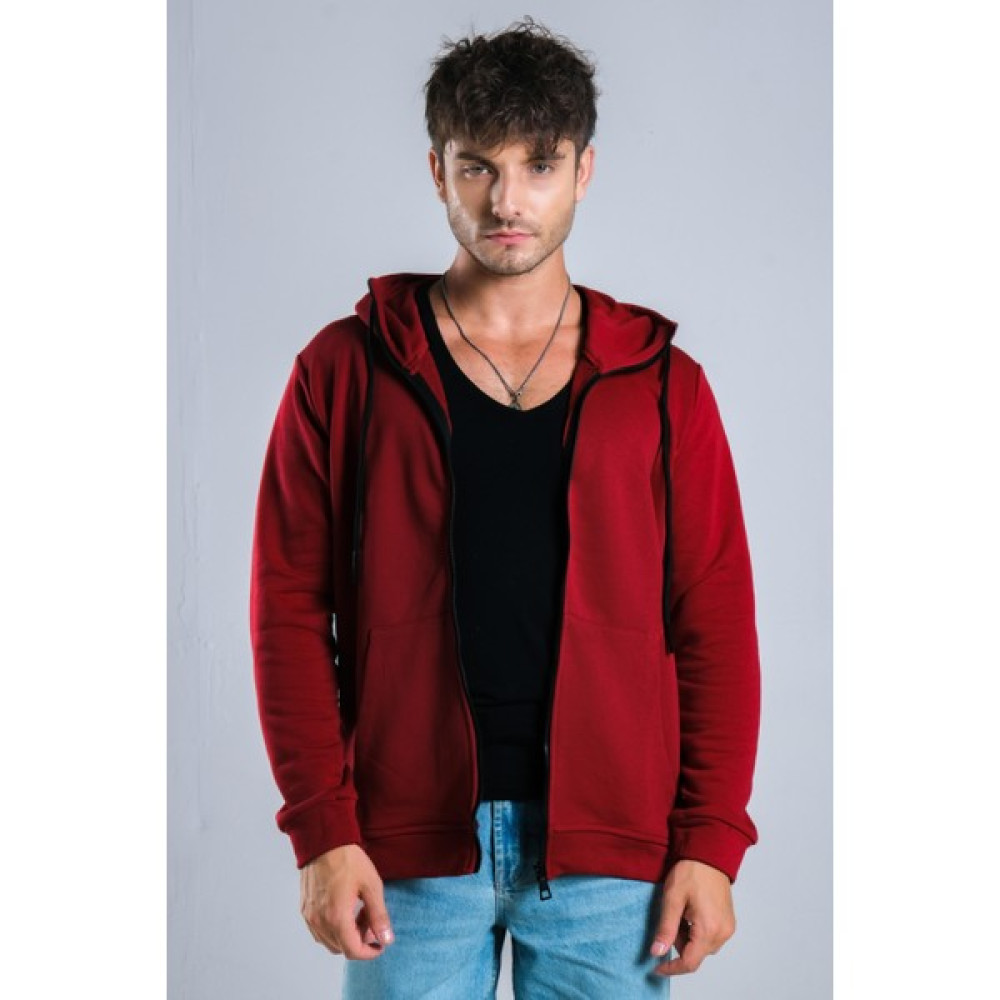 Stilkombin Kapüşonlu Fermuarlı Mevsimlik Üst Mar ÖK417 Erkek Sweatshirt Fiyatı