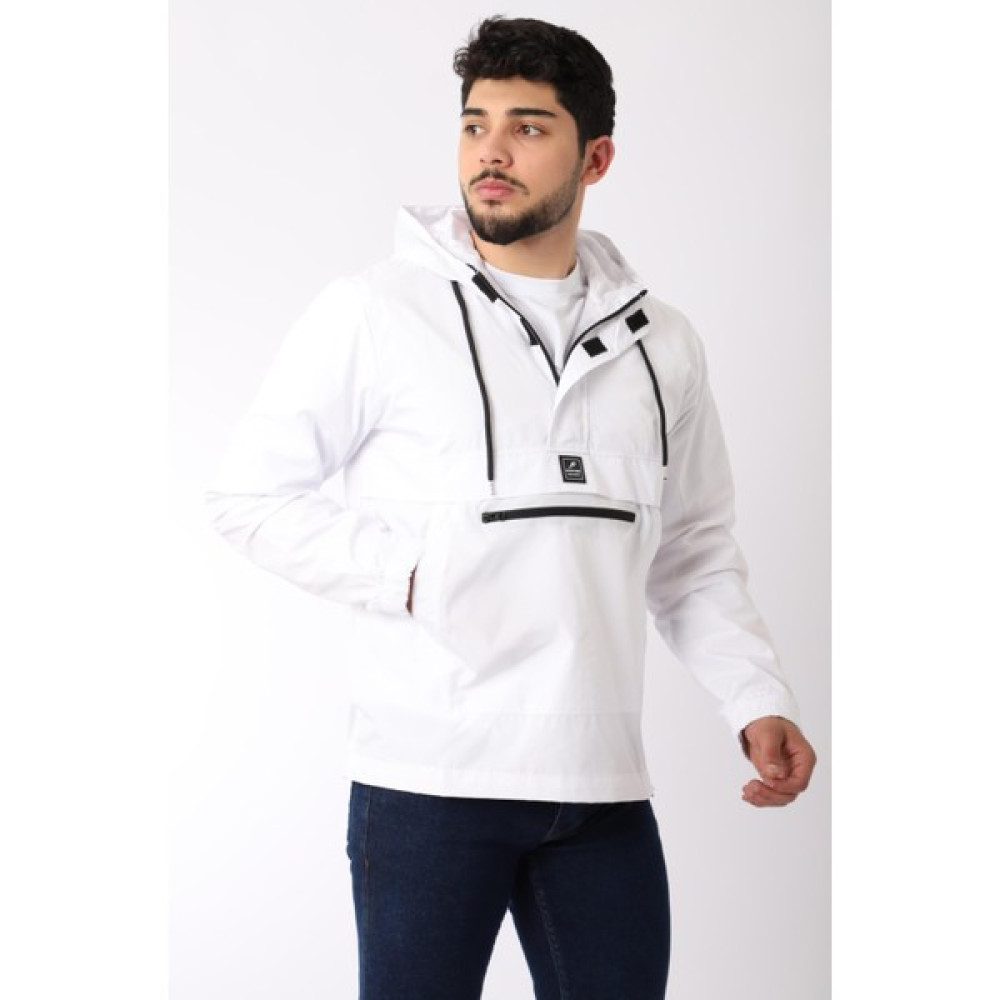 Stilkombin Unisex Ön Fermuarlı Kanguru Mevsimlik Yağmurluk SPR838 Erkek Yağmurluk Fiyatı