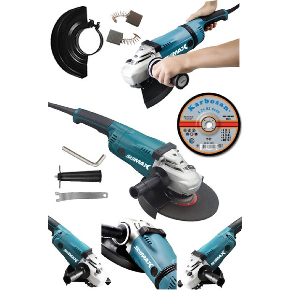 Stilmax Bakır Sargılı Oto Dişli Yağlama Sistemi JL9050 230 mm 2700 Watt Taşlama ve Kesme Makinesi + Taş Elektrikli El Aletleri Fiyatı