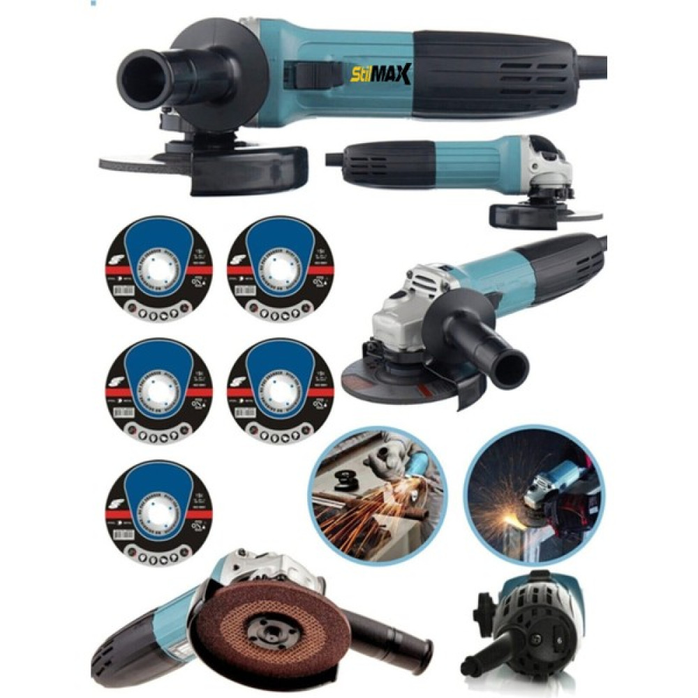 Stilmax Germany 3000 Watt 6 Kademe Devirli Bakır Hybrid Motor Avuç Içi Taşlama Spiral Makinasi ve 5 Adet Taş Taşlama Makinesi Fiyatı