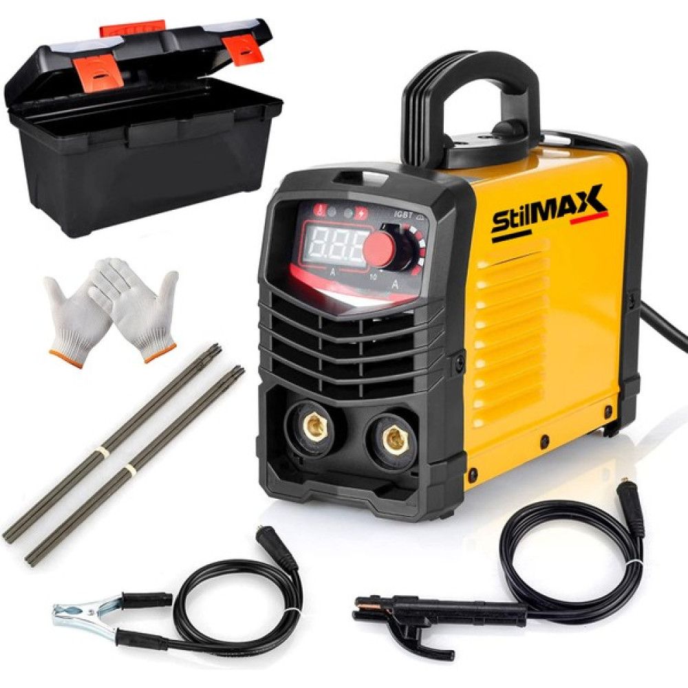Stilmax Germany Pro MmA200X Çift Kart Igbt Inverter Kaynak Makinesi Dijital Ekran Göstergeli 200A Çantalı Kaynak Makineleri Fiyatı