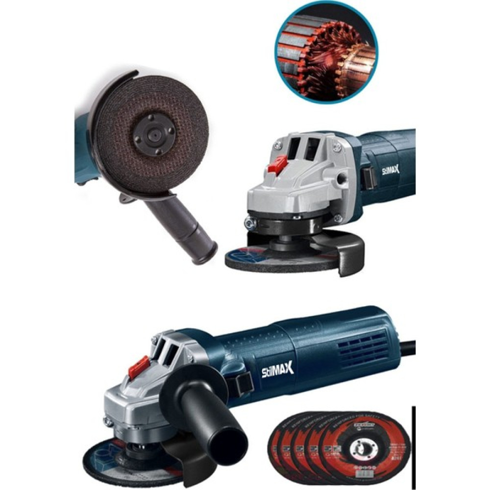 Stilmax Germany Spiral Jet Taşlama Metal Kesme Avuç Taşlama Makinesi Bakır Motor 3500 W ve 5 Taş Taşlama Makinesi Fiyatı