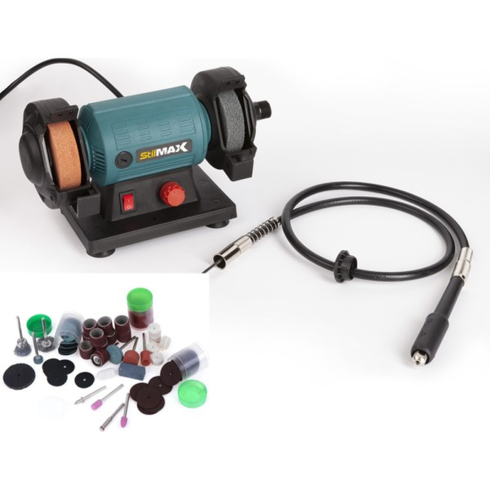Stilmax Multi-Function Spiralli Gravür Zımpara Taş Motoru Oyma Seti + 105 Pcs Uç Hediyeli 450 W Taşlama Makinesi Fiyatı