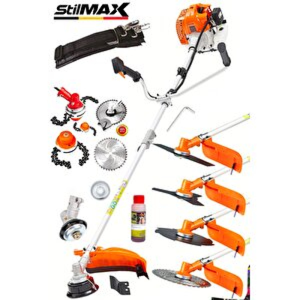 STILMAX Mustang Serii 3hpx Kömürsüz Motor Turbo Benzinli Çim Ot Çalı Biçme Kesme Yan Tırpan Makinesi Bahçıvanlık Aletleri Fiyatı