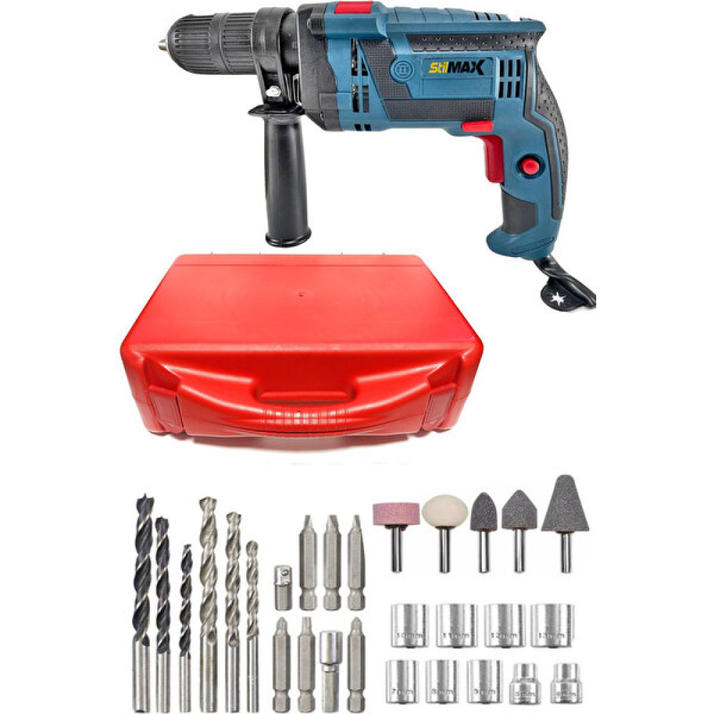 Stilmax Super Germany 3300W Compact Darbeli Matkap 30 Parça Usta Kalıpçı Taşlama Seti Hediye Matkaplar Fiyatı