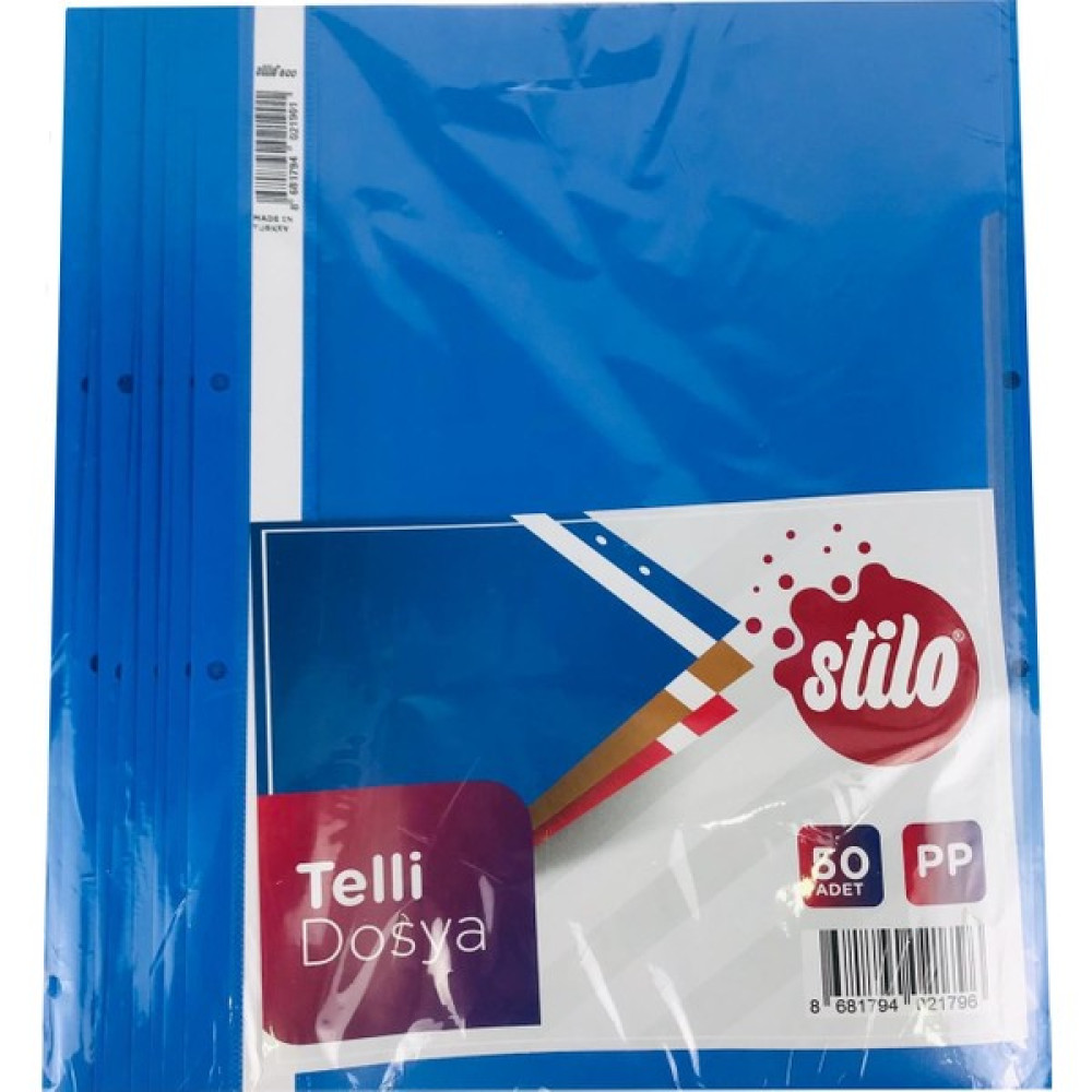 Stilo Mavi Telli Dosya 50 Adet 0089 Dosya Fiyatı
