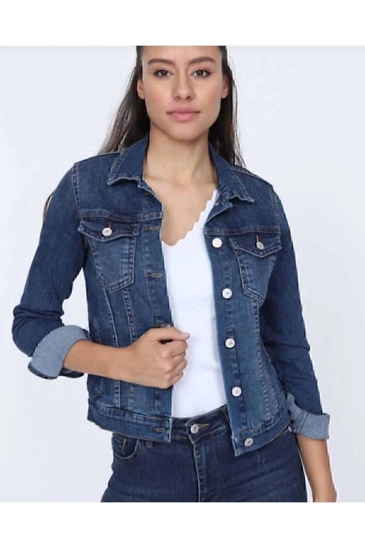 Stilys jeans Kot Ceket L/XL Beden" Bayan Ceket Fiyatı