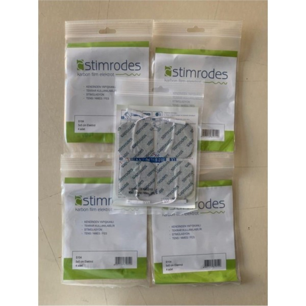 Stimrodes Tens Pedi Stimrodes Kablolu Tens Pedi Tens Elektrodu 5*5 - 5 Adet Copycopystimrodes 5x5 - Masaj Cihazları Fiyatı