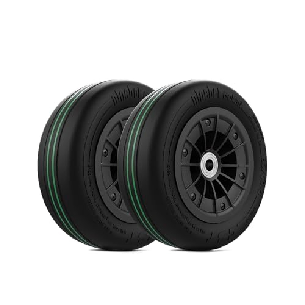 stio Gokart Front Wheel Assembly for GoKart Pro and Gokart Bundle, Compatible with Ninebot by Segway Go Kart Kit, Gokart Karting Front Wheel Replacements Kart Kit Refit Original Accessories 2PCS