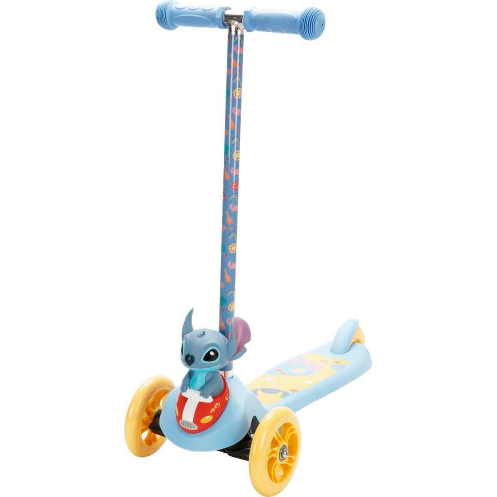 Stitch 3D 3 Tekerlekli Scooter - Renkli - Renkli Diğer Fiyatı