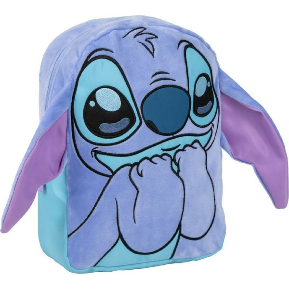 Stitch Okul Çantası Dikiş Mavi 21 x 27 x 9 cm (Yurt Dışından) Okul Çantası Fiyatı