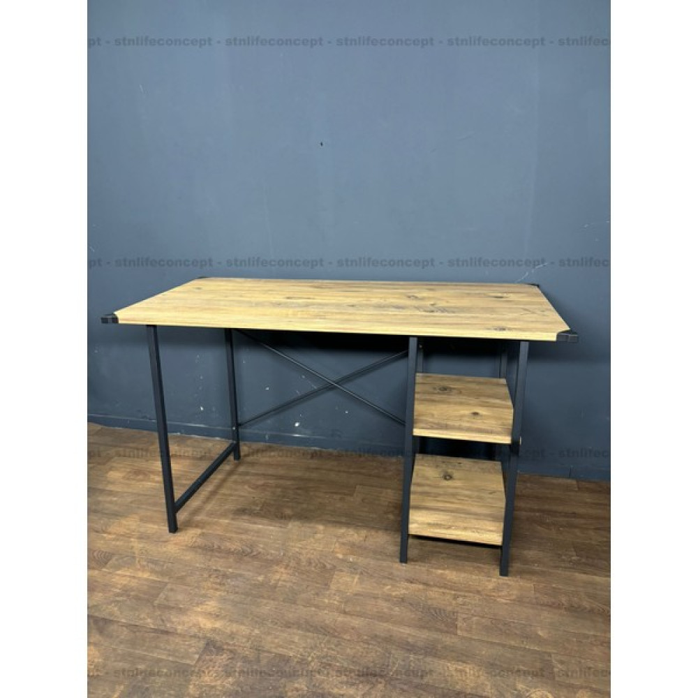 stnlifeconcept 60X120CM Çalışma Masası Metal Ayaklı Ders Çalışma Ofis Masası - Atlantik Çam Çalışma Masası Fiyatı