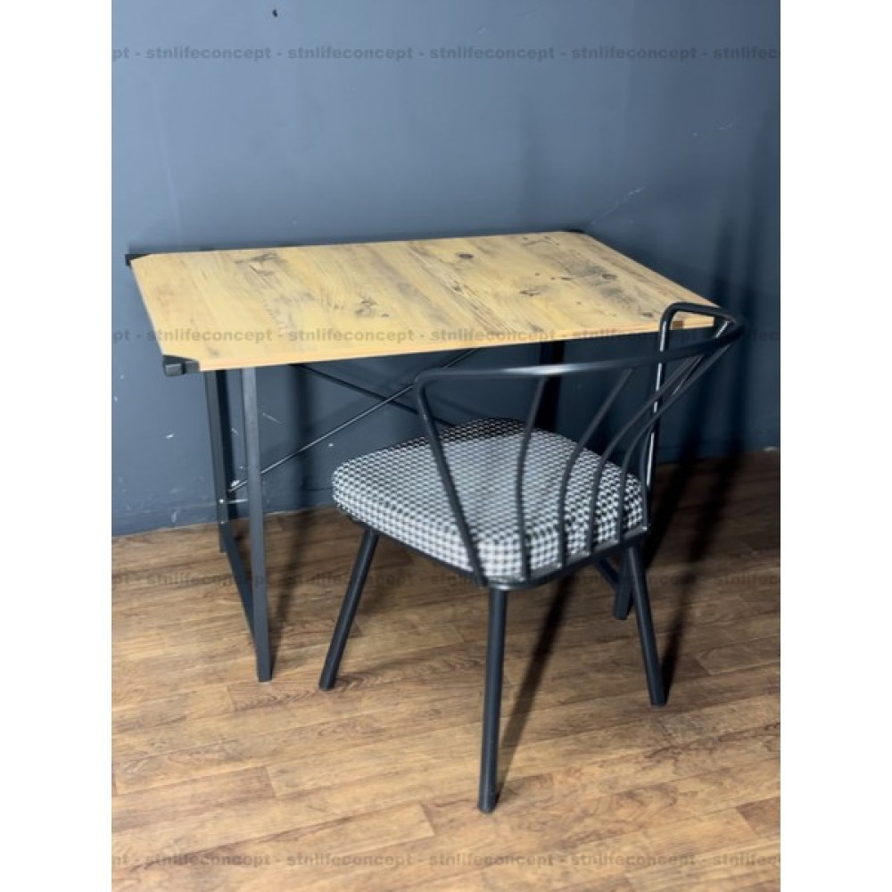 stnlifeconcept 60X90CM Çalışma Masası 1 Adet Güneş Sandalye Çalışma Köşesi Set - Atlantik Çam Çalışma Masası Fiyatı