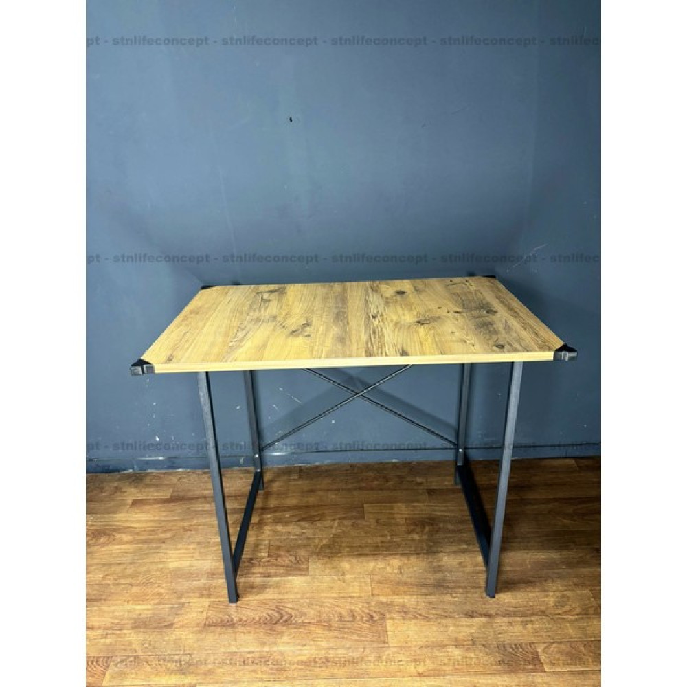 stnlifeconcept 60X90CM Çalışma Masası Metal Ayaklı Ders Çalışma Ofis Masası - 60X90 - Atlantik Çam Çalışma Masası Fiyatı