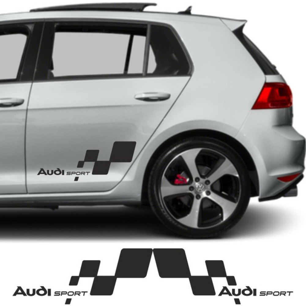 Stok Shop Audi Yan Sport (28*13) - Beyaz - 20 x 20 cm Oto Boyaları Fiyatı