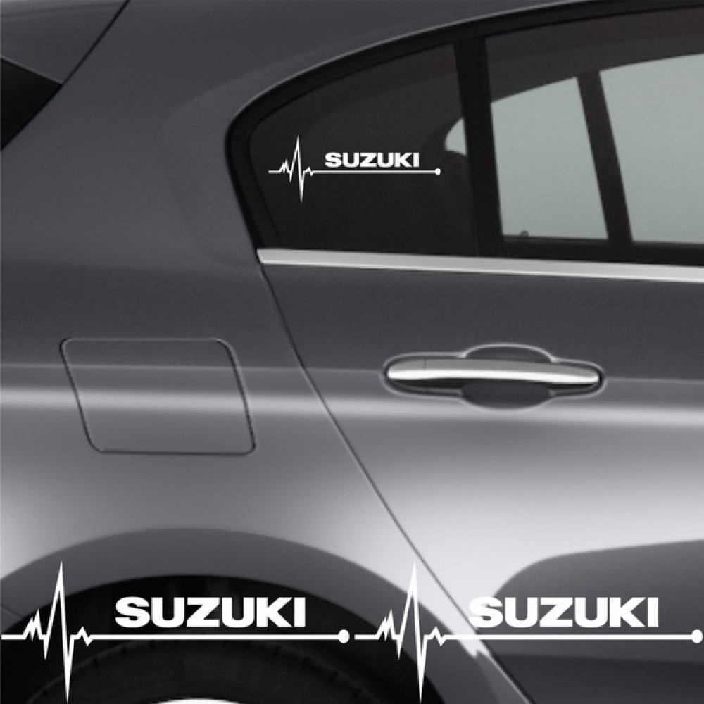 Stok Shop Suzuki Ritim Oto Sticker (2 Adet) - Beyaz - 20 x 20 cm Oto Boyaları Fiyatı