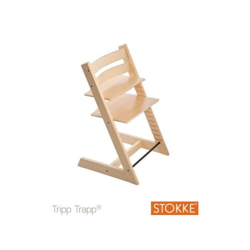 Stokke Tripp Trapp Ahşap Mama Sandalyesi - Natural - Light Blue Mama Sandalyesi Fiyatı
