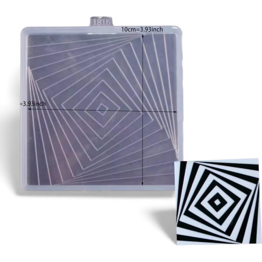 Stonechem 3 Boyutlu Kare Bardak Altlığı Silikon Kalıbı – Epoksi Reçine İçin Geometrik Dokulu Coaster Kalıbı (Yüksek Parlaklıkta, Esnek ve Uzun Ömür... Fincan / Bardak / Kahve Takımı Fiyatı