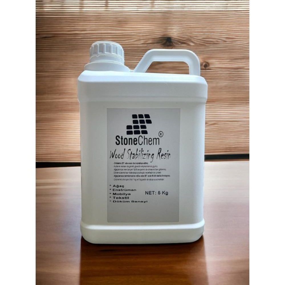 Stonechem Ahşap Stabilize Emprenye Reçinesi 5 kg Sanatsal Malzemeler Fiyatı