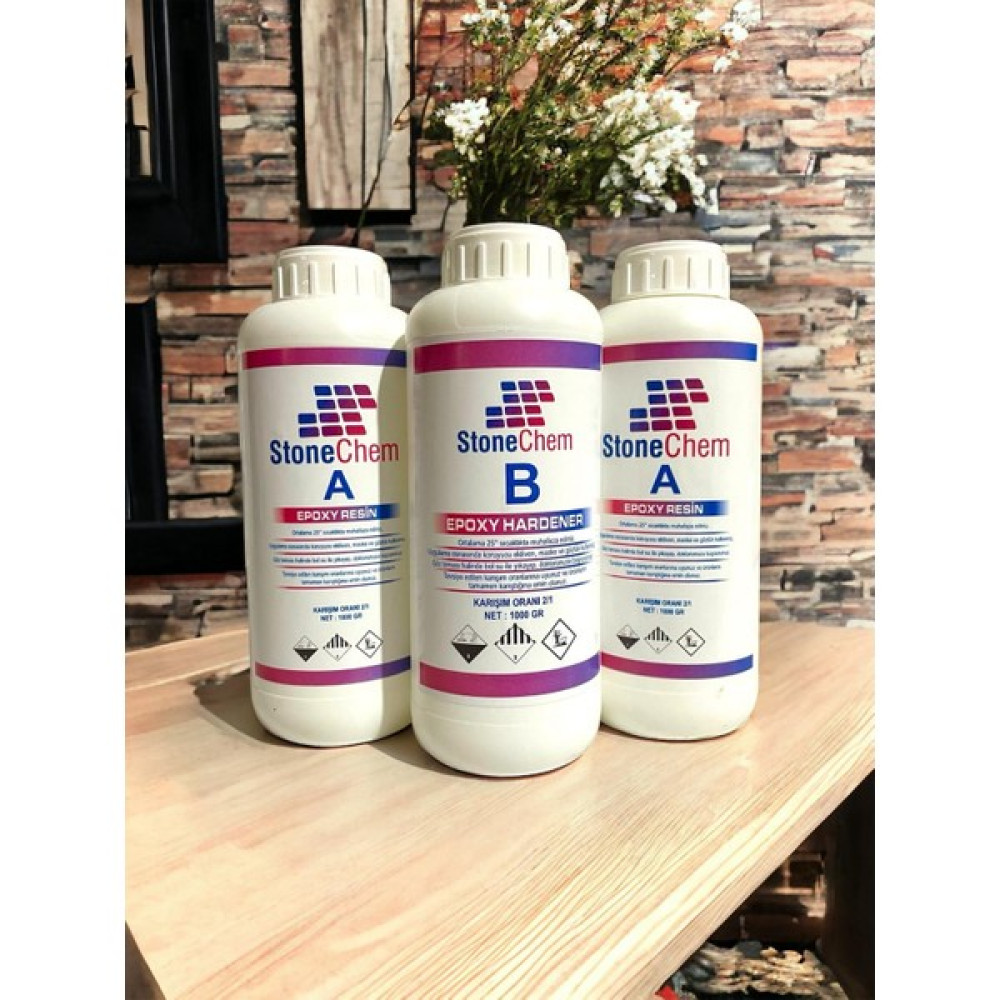 Stonechem Ultra Şeffaf Epoksi Reçine 3kg Sanatsal Malzemeler Fiyatı