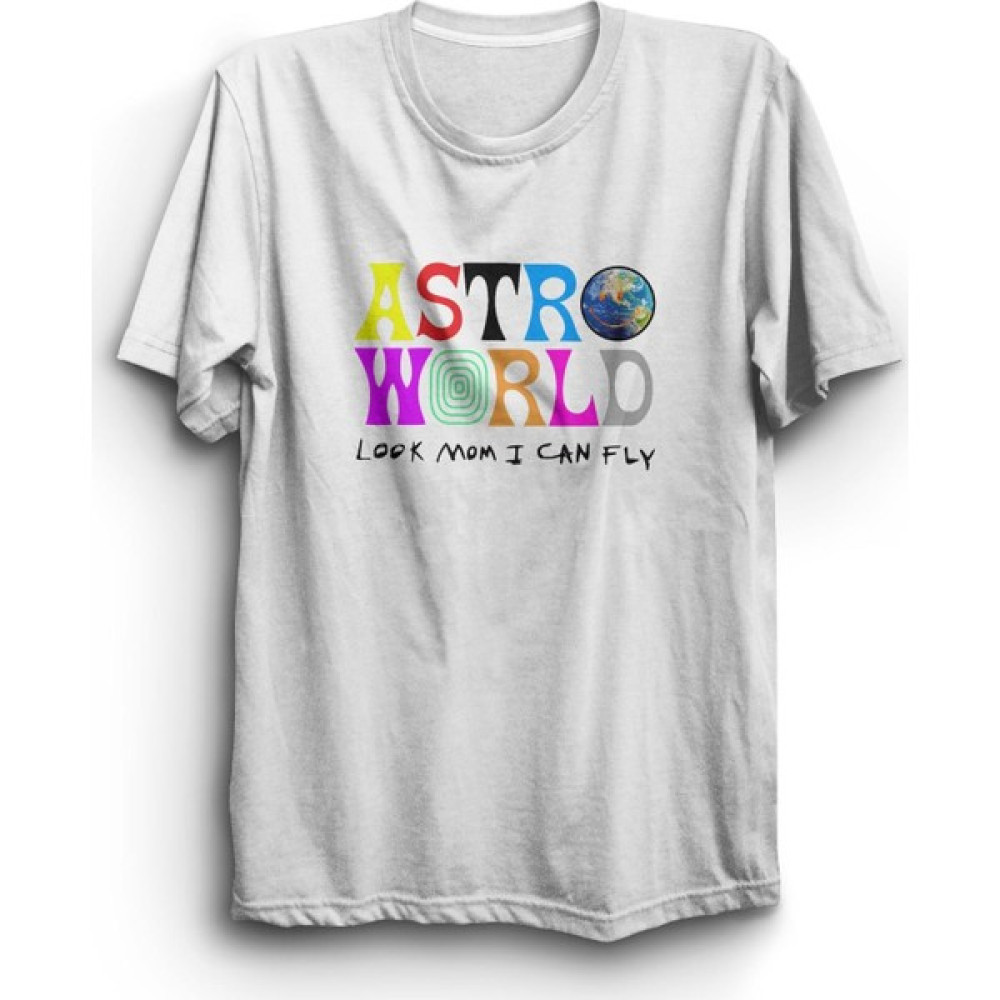 Stonedfame Travis Scott Astroworld Baskılı Tshirt - Haki - L Oto Boyaları Fiyatı