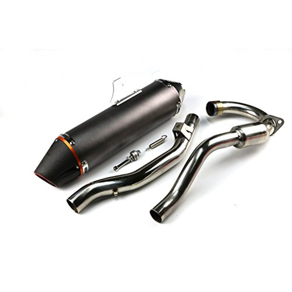 STONEMEN Full Exhaust Muffler System Slip On For CRF150F CRF230F 2003-2013 Titanium