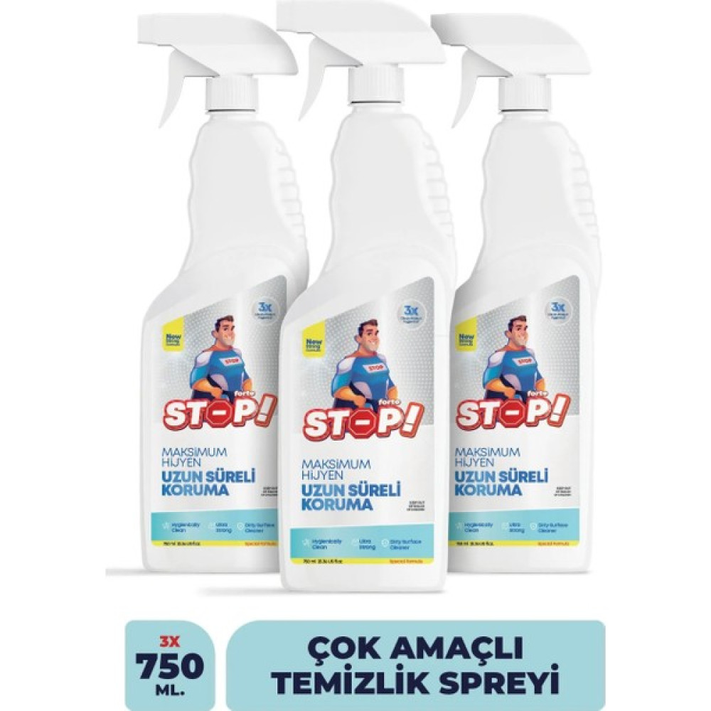 Stop Forte 3'lü Leke Çıkarıcı - 750 ml Çamaşır Yıkama Fiyatı