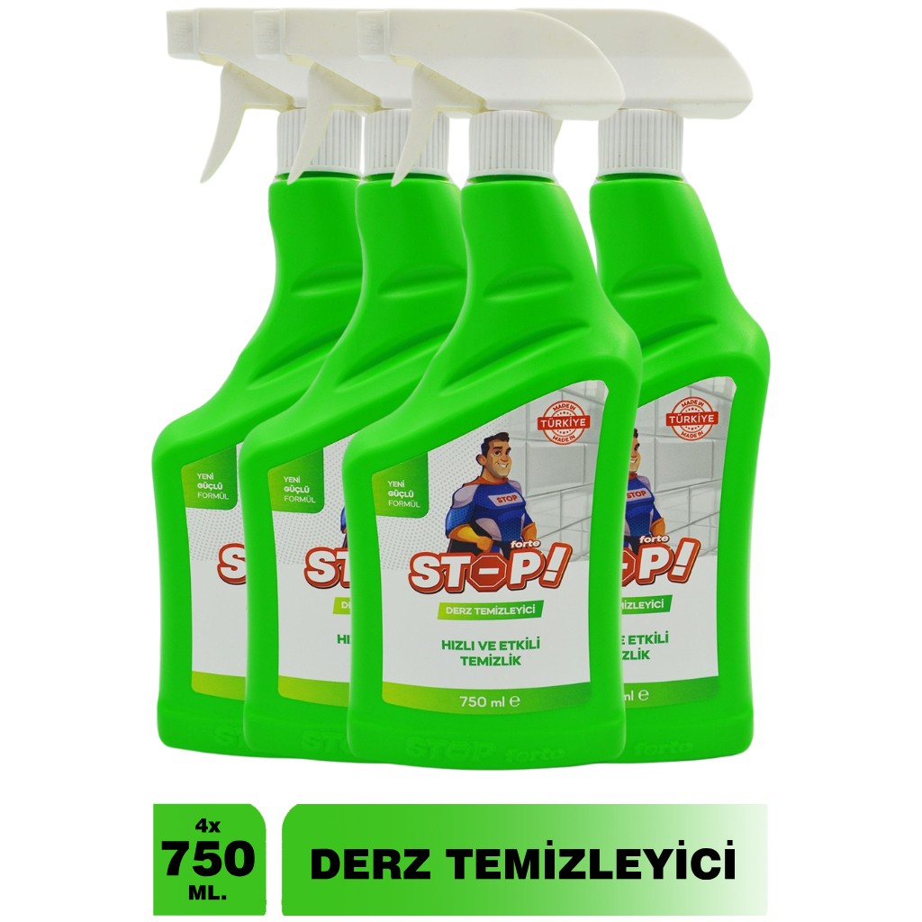 Stop Forte 4'lü Derz Temizleyici - 750 ml Diğer Fiyatı
