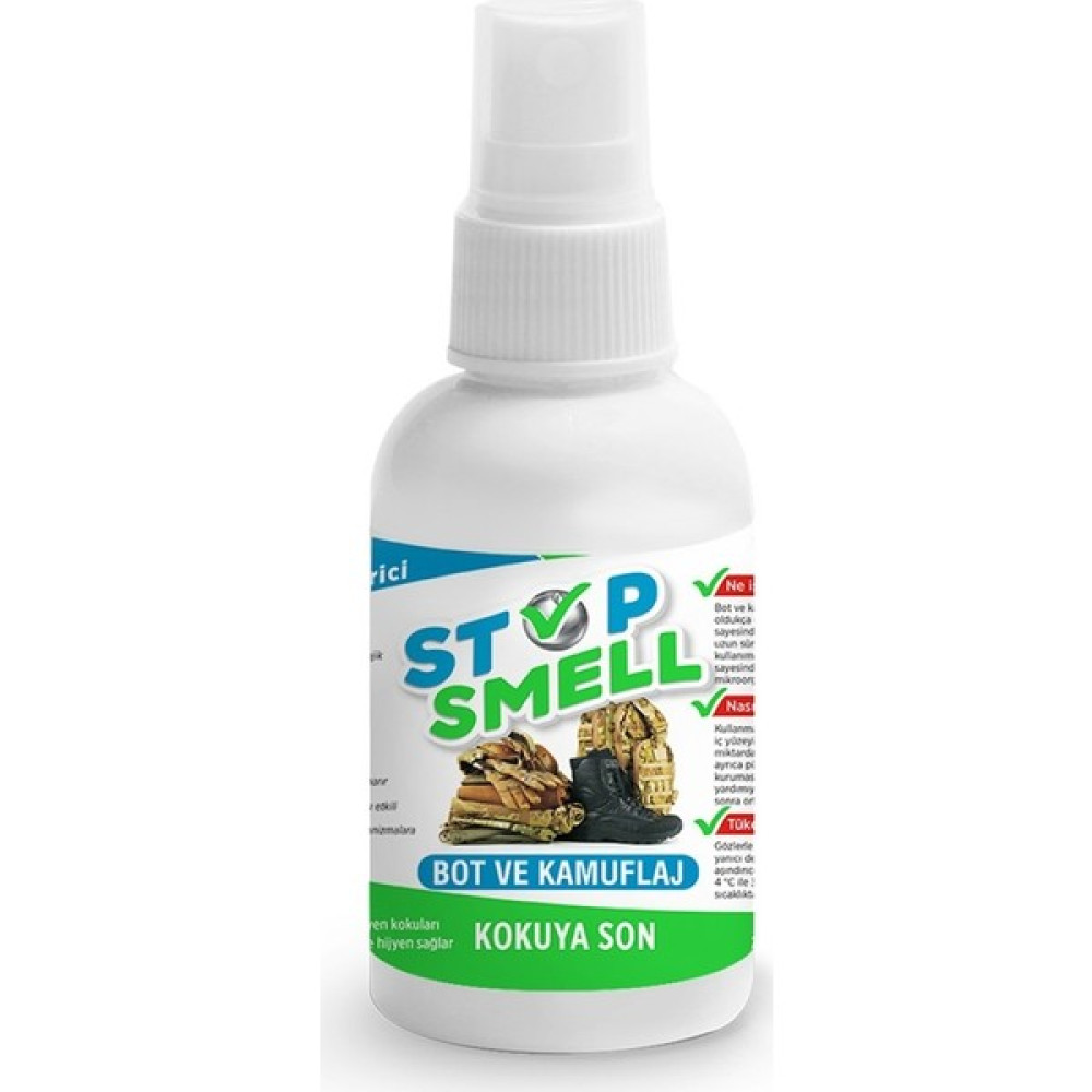 Stop Smell Bot Ve Kamuflaj Için Koku Giderici Sprey 100 Ml Ayak Bakımı Fiyatı