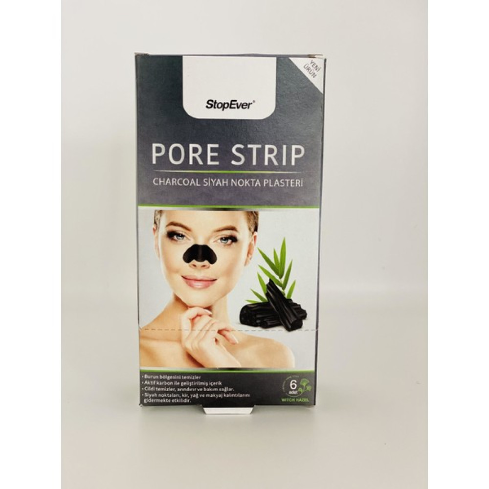 Stopever Charcoal Pore Strip Kömürlü Siyah Nokta Plasteri 6x6 Adet Akne ve Sivilce Bakımı Fiyatı