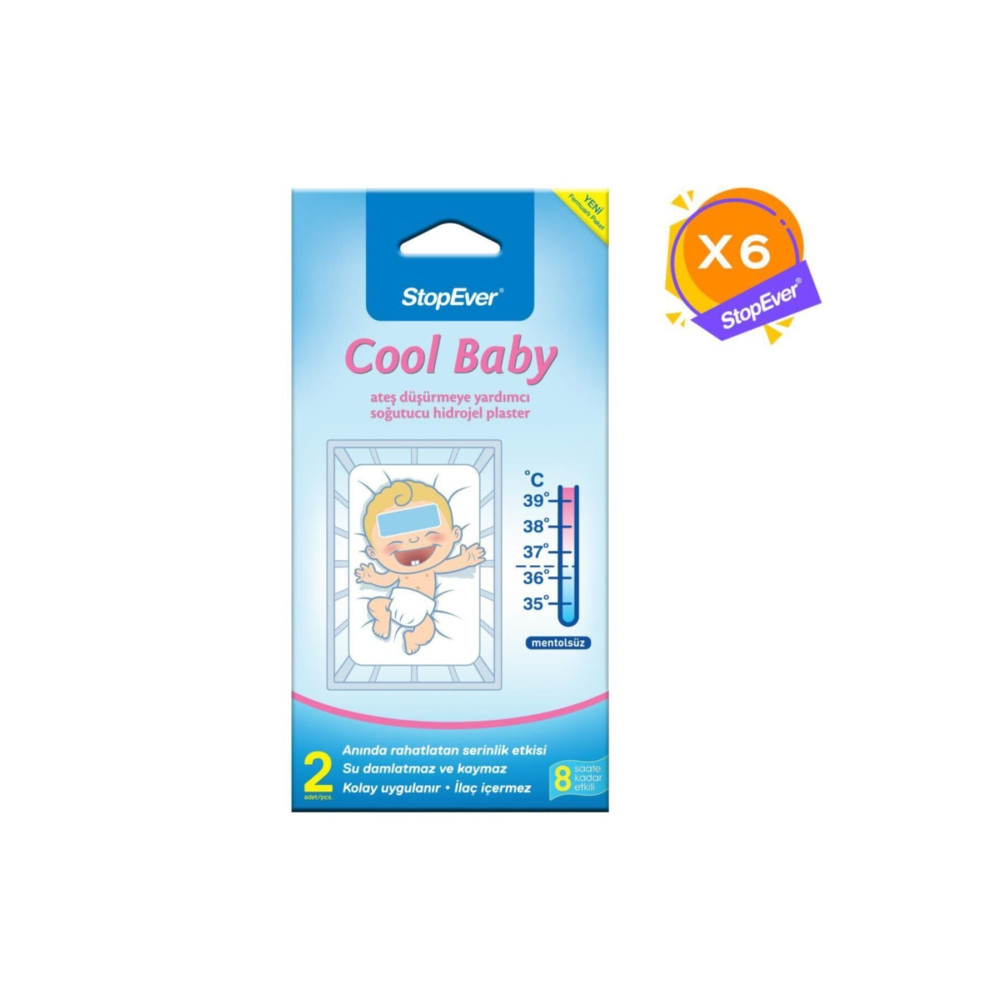 StopEver Cool Baby Ateş Düş.yard. 6lı Bebek Bakım Fiyatı