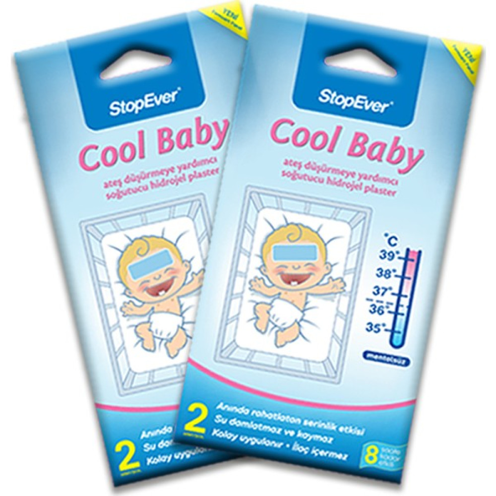Stopever Coolbaby Soğutucu Hidrojel Plaster- 4 Adet (2x2'li Ekonomik Ambalaj) Bebek Bakım Fiyatı
