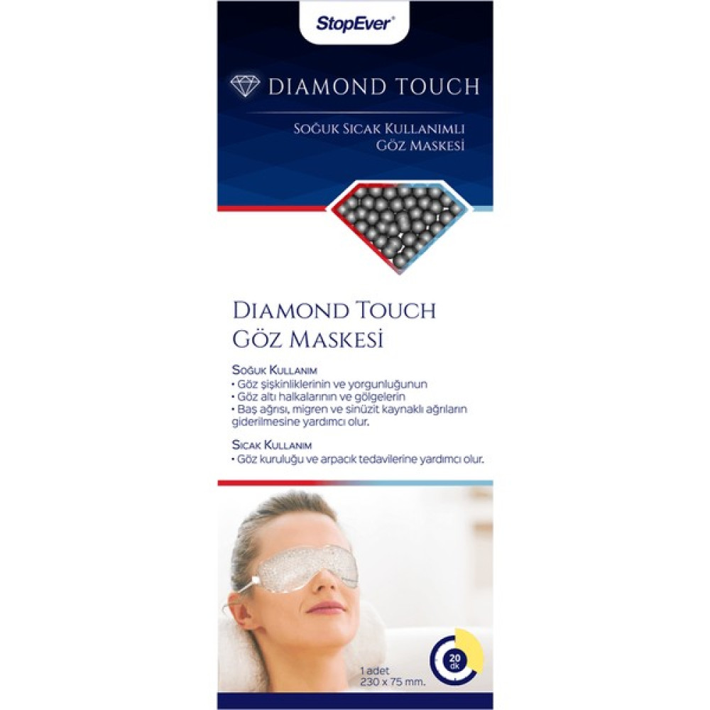StopEver Diamond Touch Sıcak Soğuk Kullanımlı Göz Maskesi Maskeler Fiyatı